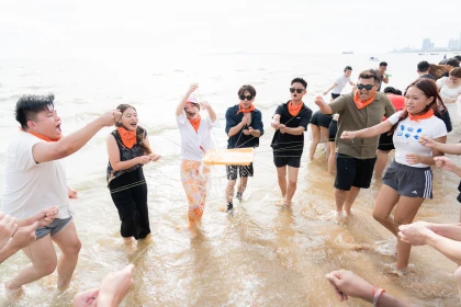 Team Building สุดมันส์ กีฬาชายหาด พัทยา 2024 | Smileyim SmileTravels